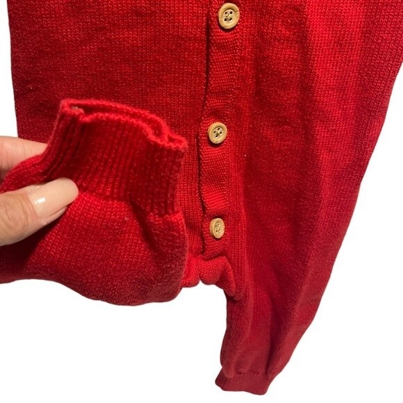 Carter’s Baby Organic Sweater Knit Pointelle Jumpsuit, 6 Months - Picture 5 of 8